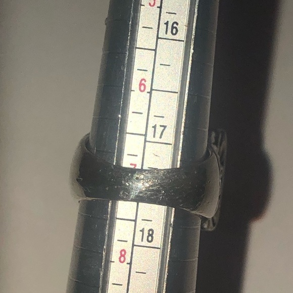 VTG Huge Sterling Silver Floral Filigree Style Heavy Ring Sz 7.25 / 17.5g - Picture 11 of 11